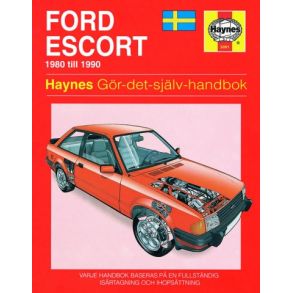 Reparationsbog Haynes - Ford Escort (80 - 90) (Svensk Udgave)