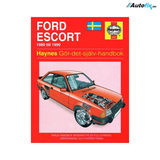 Reparationsbog Haynes - Ford Escort (80 - 90) (Svensk Udgave)