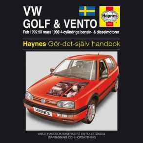 Reparationsbog Haynes - Volkswagen Golf III/Vento (92 - 98) (Svensk Udgave)