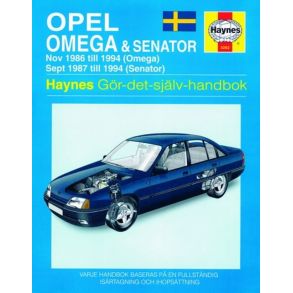 Reparationsbog Haynes - Opel Omega & Senator (86 - 94) (Svensk Udgave)