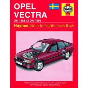 Reparationsbog Haynes - Opel Vectra (88 - 95) (Svensk Udgave)