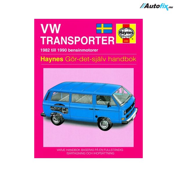 Reparationsbog Haynes - Volkswagen Transporter (82 - 90) (Svensk Udgave)