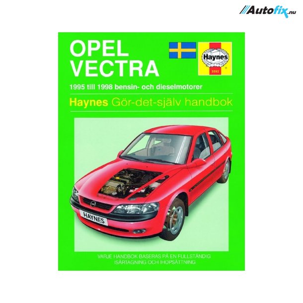 Reparationsbog Haynes - Opel Vectra (95 - 98) (Svensk Udgave)