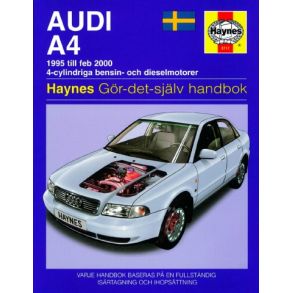 Reparationsbog Haynes - Audi A4 (95 - Feb 00) (Svensk Udgave)