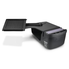 Mobil office med 58 cm forlngerarm - AutoExec Reach Desk Black Rear Seat - Mobil kontor