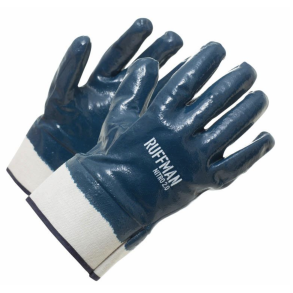 Arbejdshandsker nitril heldyp - Ruffman Nitro 2.0 bl - Strrelse 9 & 10
