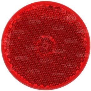 Rund Refleks - R�d 58 mm - Selvkl�bende
