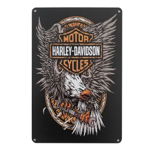 Retro Metalskilt - Harley-Davidson - Strrelse 20x30 cm