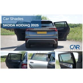 Solgardiner UV - Car Shades - Skoda Kodiaq rg. 2024-> (Kun til sideruder)