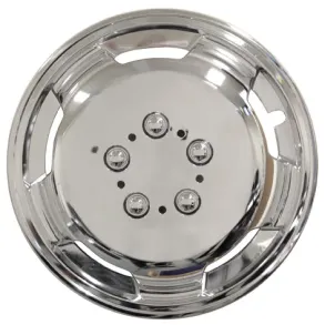 Hjulkapsler 4 stk. - Krom Deep Dish - Str. 15
