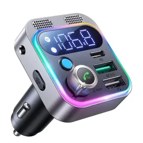 Bluetooth FM Transmitter - Hndfri telefoni - 2x USB porte & 1x PD port