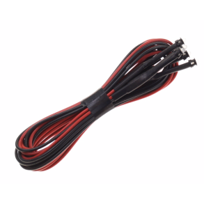 LED Dioder Orange Indvendig 12V - 3 mm M/ Ledning - 5 Stk 