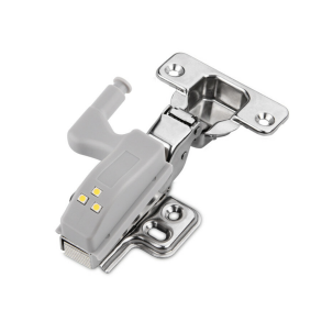 Skabslys LED Med Tnd- & sluk funktion - Til Skabets Hngsler - 1 stk Inkl. Batteri