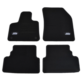 Mttest - PEUGEOT 3008 2016-> - Sort M/Logo