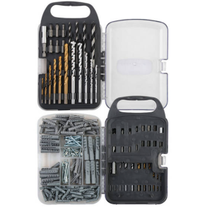 Bor & Bitst 250 dele - ProBuilder - Til metal, tr & mur (Inkl. 168 rawplugs)