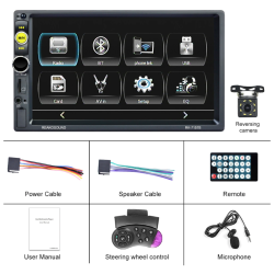 Sikker Hvad er der galt mangel Autoradio 2DIN Med 7'' Skærm & Bluetooth - Apple Carplay / Android Auto -  Bakkamera / Ratbetjening - Autoradio 2DIN - Autofix.nu