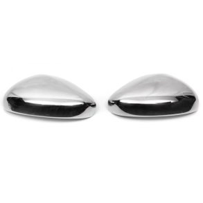 Spejlkappe 2 stk - CITROEN C3 Hatchback rg. 2009-> - Krom Rustfri stl