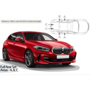 Solgardiner UV - Car Shades - BMW 1-serie (F40) rg. 2019->