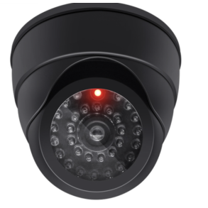 Dummy kamera 360 - Til indendrs & udendrs - Sort