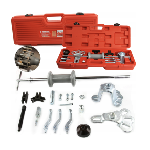 Aftrkker Til Hjullejer & Hjulnav Med Glidehammer - Kit med 18 dele - Leveres i plastkuffert