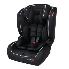 Autostol med isofix - Carkids Jessie I-size Sort & Hvid - Brnehjde 76-150 cm