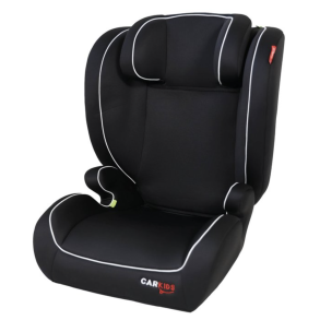 Selepude med rygln ECE I-Size - Frankie Sort & Hvid - Brnehjde 100-150 cm