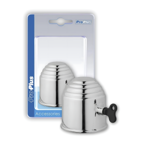 Kugleskjuler krom med ls - 1 stk