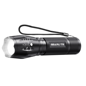 Lommelygte CREE Led 2000 Lumen - Ecooe XML-2 T6 - 5 Funktioner & Vandtt 