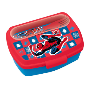 Madkasse med bestik - Disney Spiderman