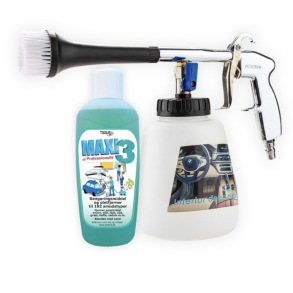 Rensepistol Med Tornado-Effekt - Til Trykluft - Ind- og udvendig brug (inkl. rengringsmiddel)