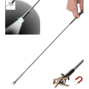 Opsamlingsvktj med LED - Magnetisk - Lngde 62 cm (inkl. batterier)