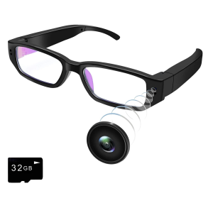 Briller med kamera - 1920x1080P HD - Inkl. 32GB SD-KORT