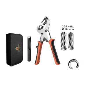 Hultang Sortiment Med 200 dele - Robust hrdet stl - Indvendig hul 10 mm