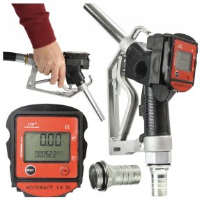 Tankpistol med LCD-display & flowmler - Pumpehndtag Med 1