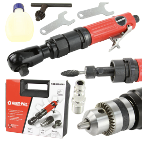 Trykluft multivrktj 3-i-1 - Skralde, slibe & bore funktion - Multifunktionsvrktj i hj kvalitet