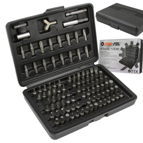 Bitst 100 stk. - 1/4'' Universal st - Leveres i praktisk opbevaringskasse