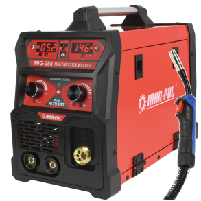 Svejseapparat MIG, MMA & TIG Kit 230V - Robust & effektiv svejseinverter - Med display