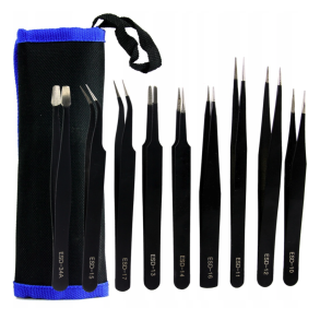 Pincet st 9 dele - Universal sort