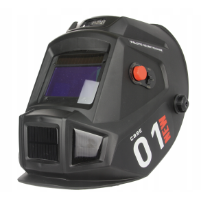 Svejsehjelm automatisk med solceller & blser - Justerbar pasform & integreret lys - DIN 16
