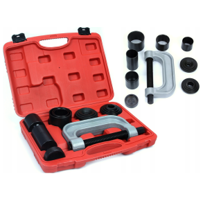 Kugleledspressest med C-bjle 9 dele - Robust hrdet kulstofstl - Leveres i opbevaringskasse