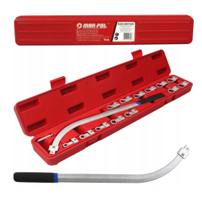 Nglest for kile- og tandrem 15 dele - Leveres i opbevaringskasse - 12/13/14/15/16/17/18/19 mm