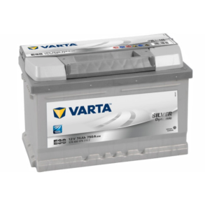 Bilbatteri - VARTA E 38 Silver Dynamic - 574 402 075 (12 volt, 74 amp)