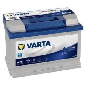 Bilbatteri - VARTA Blue Dynamic EFB N70 - 570 500 076 (12 volt, 70 amp)