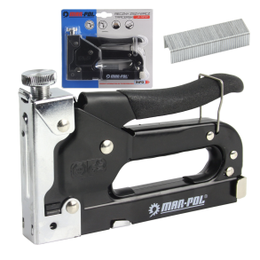 Hftepistol 4-14 mm - Hndtaget er bekldt med gummi - 1 stk.