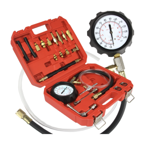 Olietryk tester kit 21-dele - 0-10 bar/0-140 PSI - Til Benzin- & Diesel