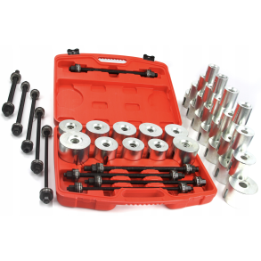 Presse- og trykst til gummibsninger & kuglelejer - 27 dele - Robust universalt st