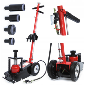 Donkraft pneumatisk 22 tons - Robust og drevet af trykluft - Lftehjde 24,5-53,5 cm 