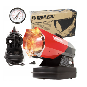 Diesel varmekanon 30 kW / 230V - Indbygget termostat & temperaturregulering - 12 liters tank