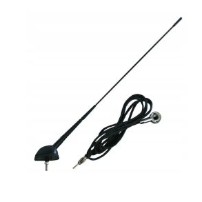 Gummiantenne Universal Sort - Totallngde 480 mm