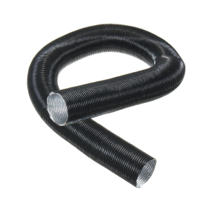 Forvarmeslange aluminium - L. 1 meter X 75 mm - Sort